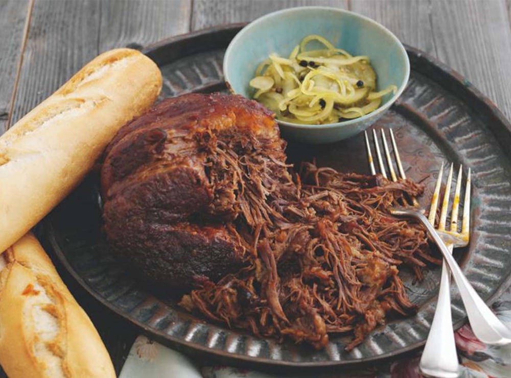 Pulled beef brisket