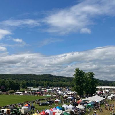 An aerial shot of Northumberland County Show