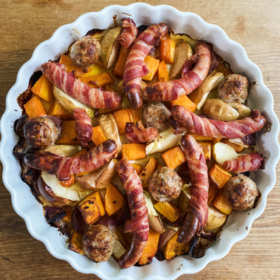 Pigs in blankets feast